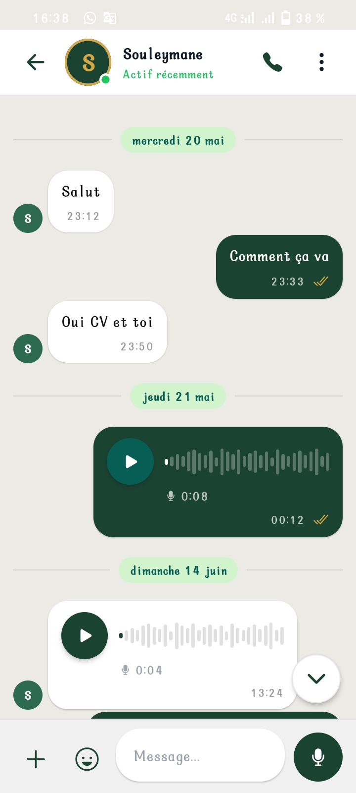 Messagerie et appels